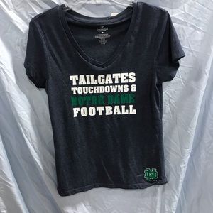 Notre Dame v-neck T-shirt
